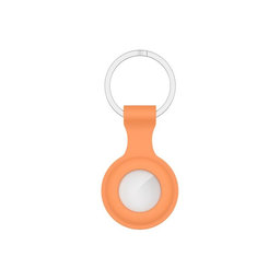 FixPremium - Silicone Keychain for AirTag, orange