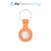 FixPremium - Silicone Keychain for AirTag, orange