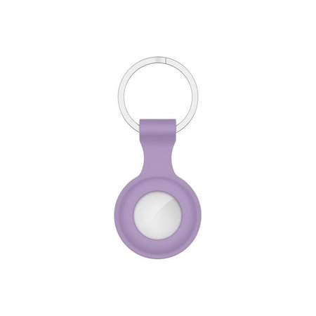 FixPremium - Silicone Keychain for AirTag, purple