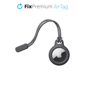 FixPremium - Case with String for AirTag, black