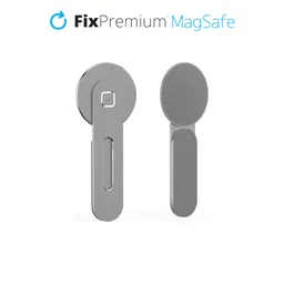 FixPremium - MagSafe Holder for iPhone for Notebook, silver