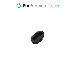 FixPremium - Charging Port Cover for Garmin Watch, black