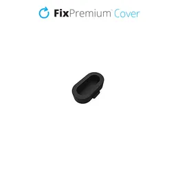 FixPremium - Charging Port Cover for Garmin Watch, black