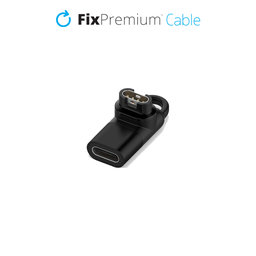 FixPremium - Reduction USB-C for Garmin Port for Watch, black