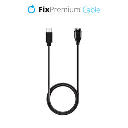 FixPremium - USB-C Charging Cable for Garmin Watch, black