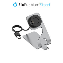 FixPremium - Charging Stand for Garmin Watch, space grey