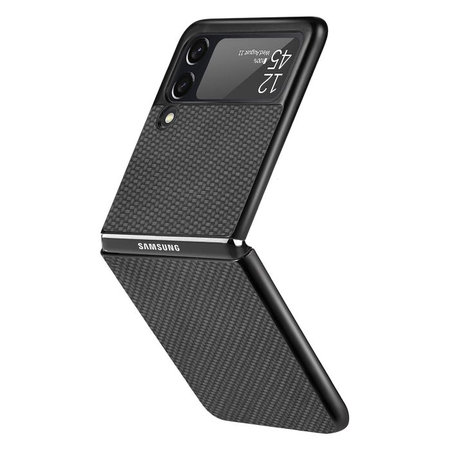 FixPremium - Case Carbon for Samsung Galaxy Z Flip 4, black