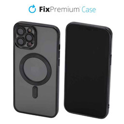 FixPremium - Case Crystal s MagSafe for iPhone 12 Pro Max, black