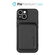 FixPremium - Case Carbon s MagSafe Wallet for iPhone 13 & 14, black