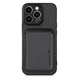 FixPremium - Case Carbon s MagSafe Wallet for iPhone 13 Pro, black