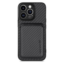 FixPremium - Case Carbon s MagSafe Wallet for iPhone 13 Pro Max, black