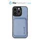 FixPremium - Case Carbon s MagSafe Wallet for iPhone 13 Pro, blue
