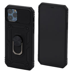 FixPremium - Case CamShield for iPhone 12 & 12 Pro, black