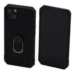 FixPremium - Case CamShield for iPhone 13 & 14, black