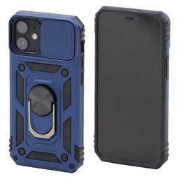 FixPremium - Case CamShield for iPhone 12 mini, blue