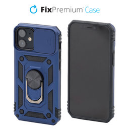 FixPremium - Case CamShield for iPhone 12 mini, blue