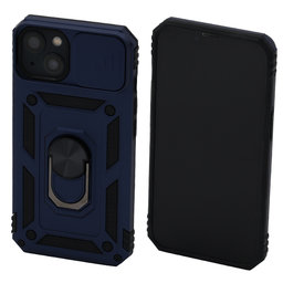 FixPremium - Case CamShield for iPhone 13 & 14, blue
