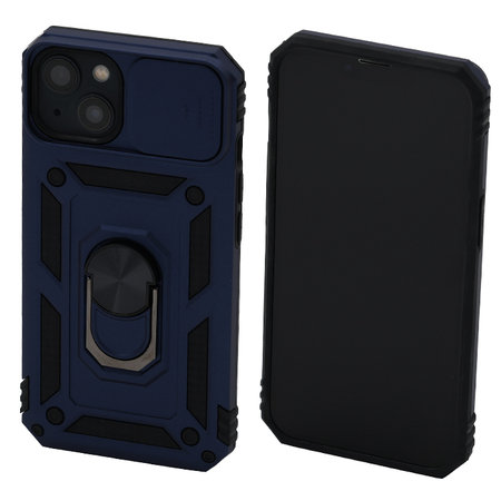 FixPremium - Case CamShield for iPhone 13 & 14, blue