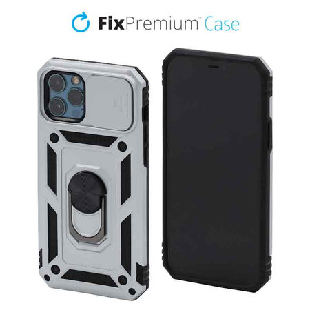 FixPremium - Case CamShield for iPhone 12 & 12 Pro, white