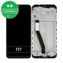 Xiaomi Redmi 9 - LCD Display + Touch Screen + Frame (Black) TFT