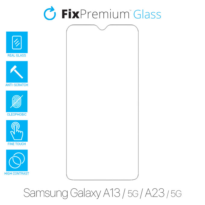 FixPremium Glass - Tempered Glass for Samsung Galaxy A13, A13 5G, A23 & A23 5G