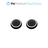 FixPremium - PS4/PS5 Controller Grip Caps - Set 2pcs, white