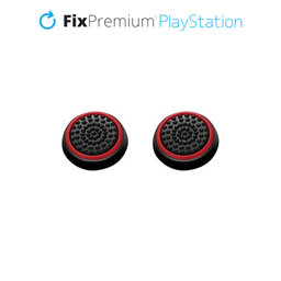 FixPremium - PS4/PS5 Controller Grip Caps - Set 2pcs, red