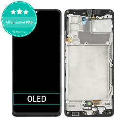 Samsung Galaxy A42 5G A426B - LCD Display + Touch Screen + Frame (Black) OLED