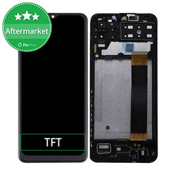 Samsung Galaxy M13 M135F - LCD Display + Touch Screen + Frame (Black) TFT