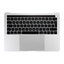 Apple MacBook Pro 13" A1706 (Late 2016 - Mid 2017) - Top Keyboard Frame + Keyboard UK + Microphone + Trackpad + Speakers (Silver)