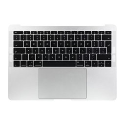 Apple MacBook Pro 13" A1708 (Late 2016 - Mid 2017) - Top Keyboard Frame + Keyboard UK + Microphone + Trackpad + Speakers (Silver)