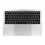 Apple MacBook Pro 13" A1708 (Late 2016 - Mid 2017) - Top Keyboard Frame + Keyboard UK + Microphone + Trackpad + Speakers (Silver)