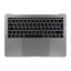 Apple MacBook Pro 13" A1708 (Late 2016 - Mid 2017) - Top Keyboard Frame + Keyboard UK + Microphone + Trackpad + Speakers (Space Gray)