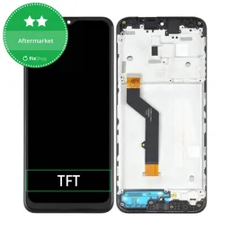 Motorola Moto E7 Plus XT2081 - LCD Display + Touch Screen + Frame (Black) TFT