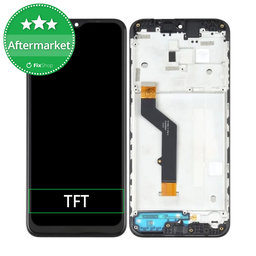 Motorola Moto E7 Plus XT2081 - LCD Display + Touch Screen + Frame (Black) TFT