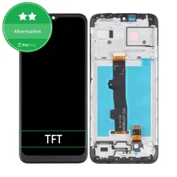 Motorola Moto E7 Power, E7i Power - LCD Display + Touch Screen + Frame (Black) TFT