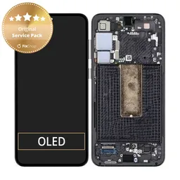 Samsung Galaxy S23 Plus S916B - LCD Display + Touch Screen + Frame (Phantom Black) - GH82-30478A, GH82-30476A, GH82-30477A Genuine Service Pack
