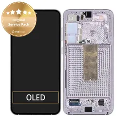 Samsung Galaxy S23 Plus S916B - LCD Display + Touch Screen + Frame (Lavender) - GH82-30478D, GH82-30476D, GH82-30477D Genuine Service Pack