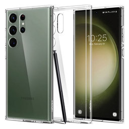 Spigen - Case Ultra Hybrid for Samsung Galaxy S23 Ultra, crystal clear