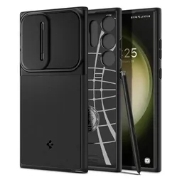 Spigen - Case Optik Armor for Samsung Galaxy S23 Ultra, black