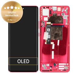 Motorola Edge 30 Fusion - LCD Display + Touch Screen + Frame (Viva Magenta) - 5D68C22034 Genuine Service Pack