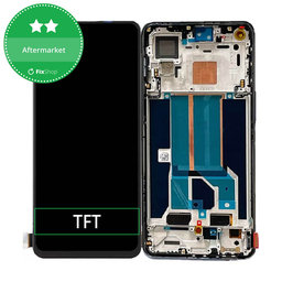 OnePlus Nord 2 5G - LCD Display + Touch Screen + Frame (Black) TFT