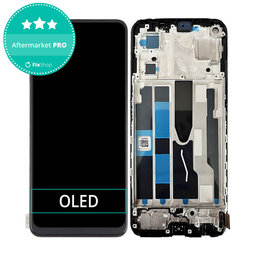 Oppo Reno 7 5G - LCD Display + Touch Screen + Frame (Stary Black) OLED