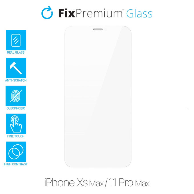 FixPremium Glass - Tempered Glass for iPhone XS Max & 11 Pro Max