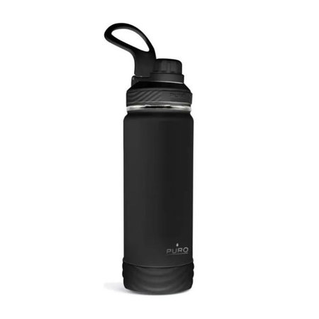 PURO - Thermal bottle OUTDOOR 500ml, black