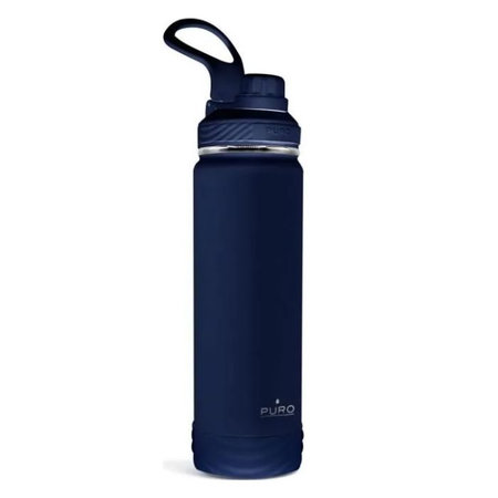 PURO - Thermal bottle OUTDOOR 750ml, dark blue