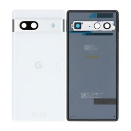Google Pixel 7a - Battery Cover (Snow) - G949-00389-00 Genuine Service Pack