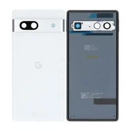 Google Pixel 7a - Battery Cover (Snow) - G949-00389-00 Genuine Service Pack