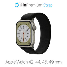 FixPremium - Strap Trail Loop for Apple Watch (42, 44, 45 & 49mm), black