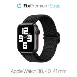 FixPremium - Strap Solo Loop for Apple Watch (38, 40 & 41mm), black
